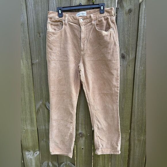 Denim forum the Arlo high rise straight corduroy Pants Size 32 - Picture 3 of 10